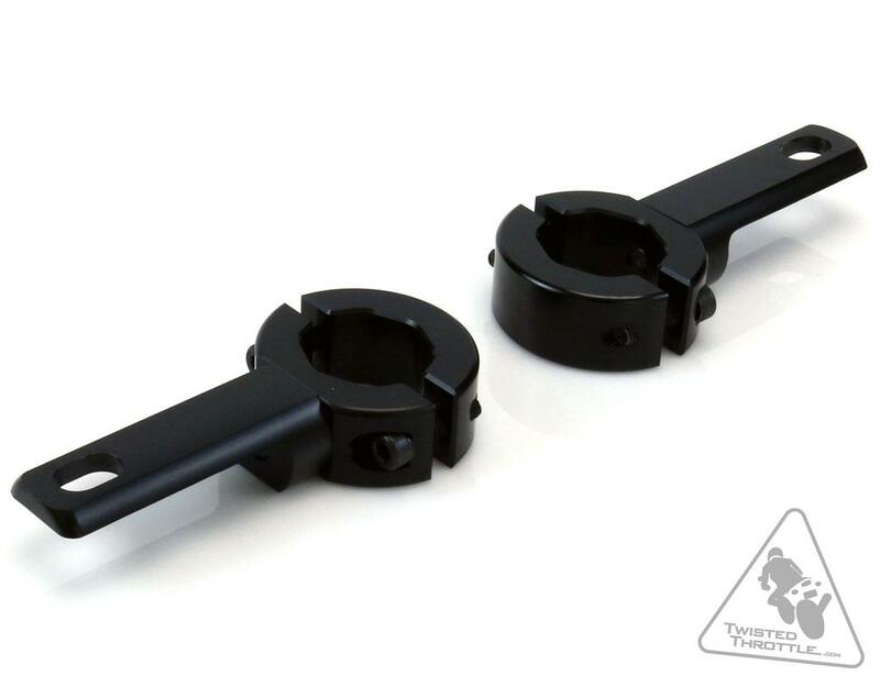 DENALI Frame & Crash Bars Light Mount Ø21-29mm Black