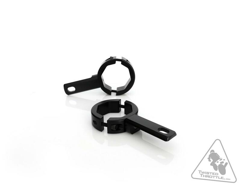DENALI Forks Tubes Light Mount Ø39-49mm Black