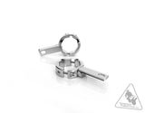 DENALI Forks Tubes Light Mount Ø39-49mm Chrome
