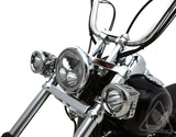 DENALI Forks Tubes Light Mount Ø39-49mm Chrome