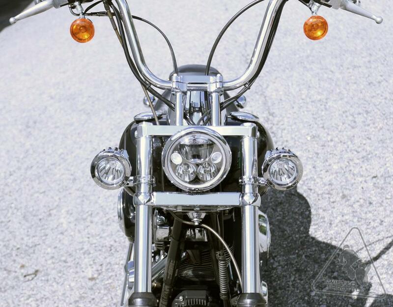 DENALI Forks Tubes Light Mount Ø39-49mm Chrome