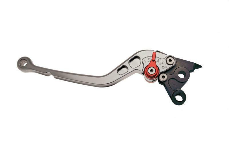 BIHR Clutch Lever CNC Machined Aluminium Silver Anodized