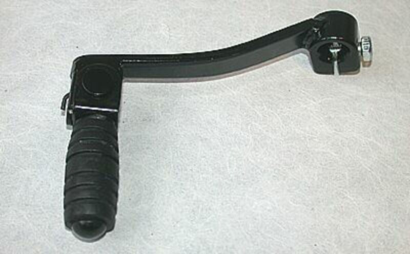 BIHR Gear Lever Black Steel Black w/ Rubber Yamaha