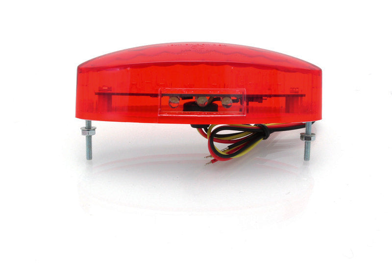 BIHR Rear Light LED Small Model Red w/ License Plate Light Universal