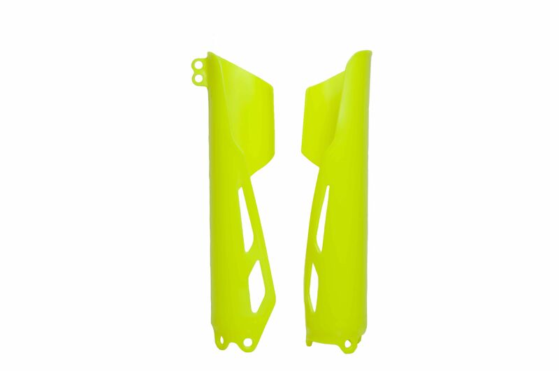 RACETECH Fork Guards - Neon Yellow
