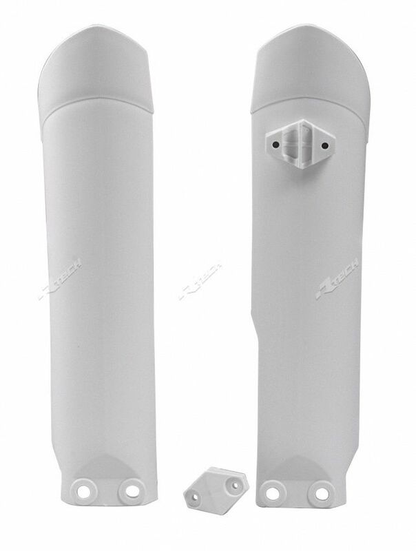 RACETECH Fork Guards - White
