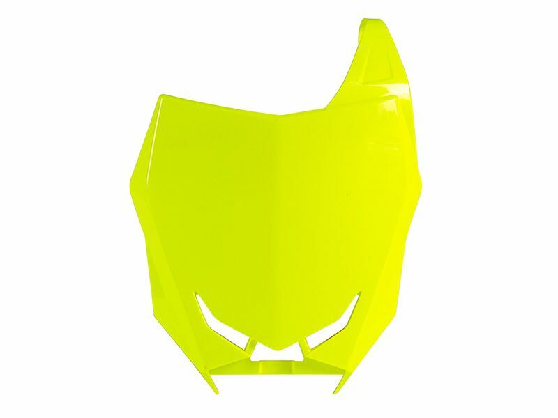 RACETECH Front Number Plate Neon Yellow Suzuki RM-Z450