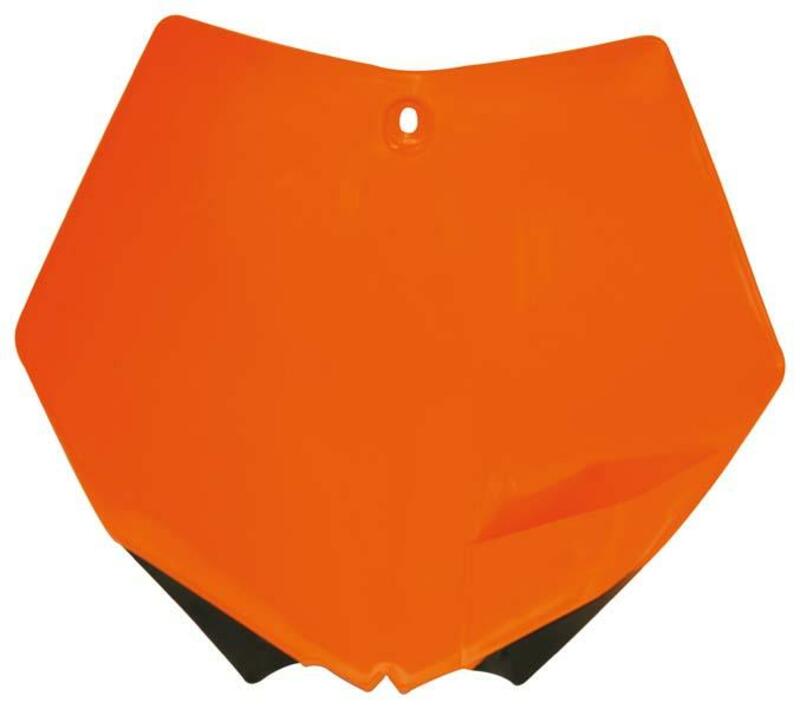 RACETECH Front Number Plate Orange KTM