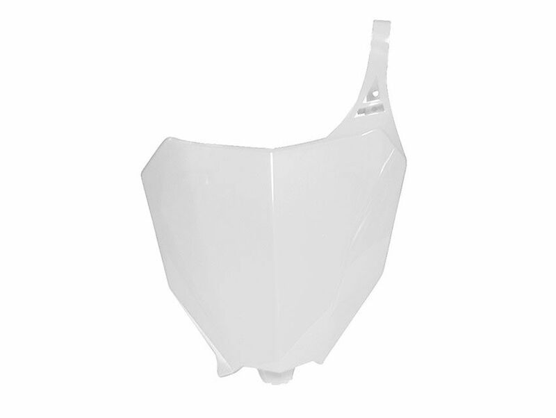 RACETECH Front Number Plate White Honda CRF450R/RX