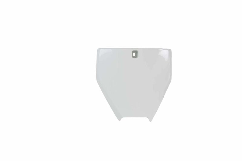 RACETECH Front Number Plate White Husqvarna TC65