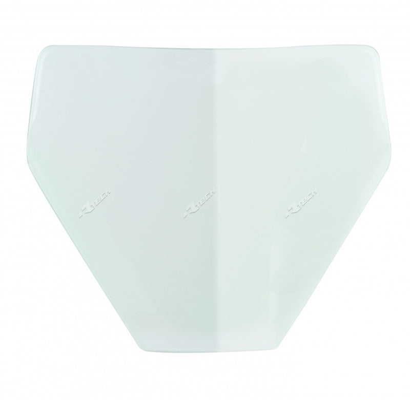 RACETECH Front Number Plate White Husqvarna TC85
