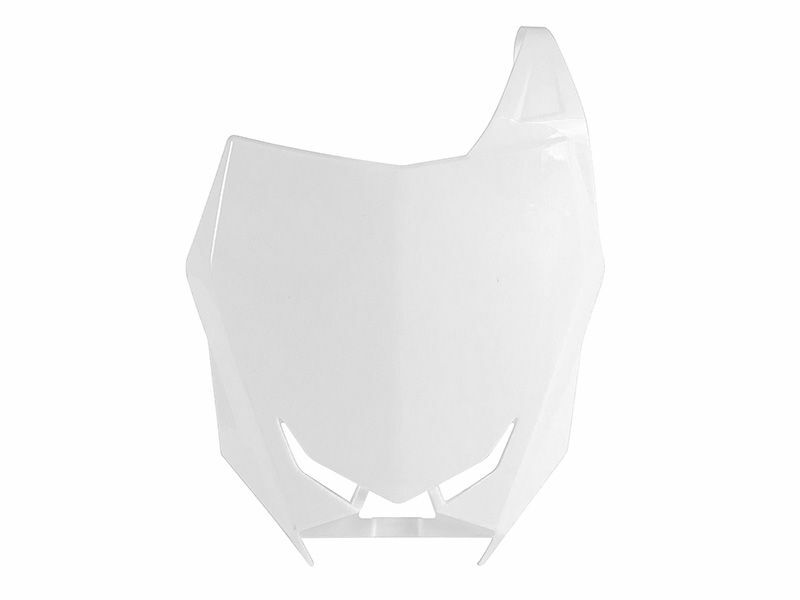 RACETECH Front Number Plate White Suzuki RM-Z450