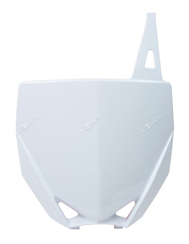 RACETECH Front Number Plate White Yamaha YZ85