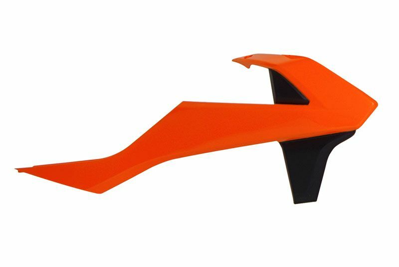 RACETECH Radiator Covers Orange/Black KTM SX85