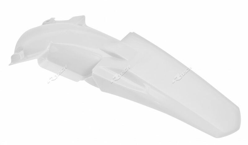 RACETECH Rear Fender OEM Color (2014) White Yamaha YZ85