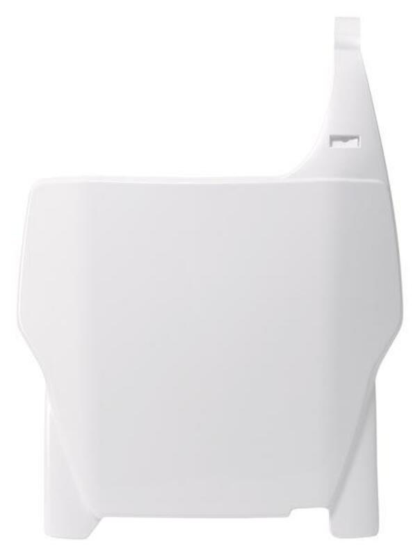 RACETECH Front Number Plate White Honda
