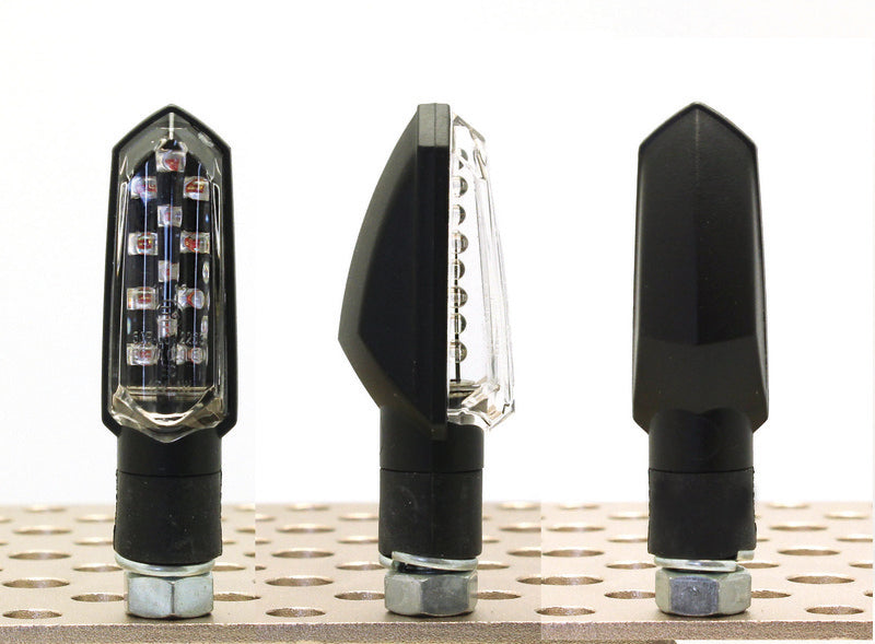 V PARTS Bud LED Indicators Black Universal