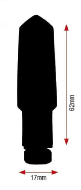 V PARTS Bud LED Indicators Black Universal