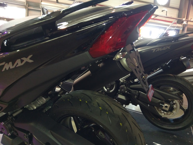 V PARTS License Plate Holder Black Yamaha T-Max 530