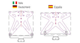 BIHR Reflector Horizontal Bracket