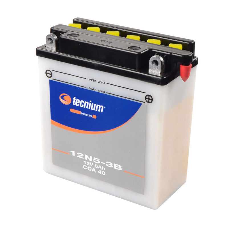 TECNIUM Battery Conventional with Acid Pack - 12N5-3B