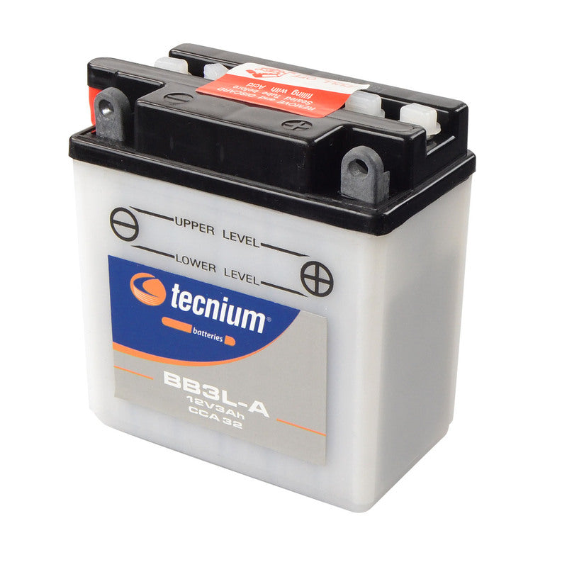 TECNIUM Battery Conventional with Acid Pack - BB3L-A