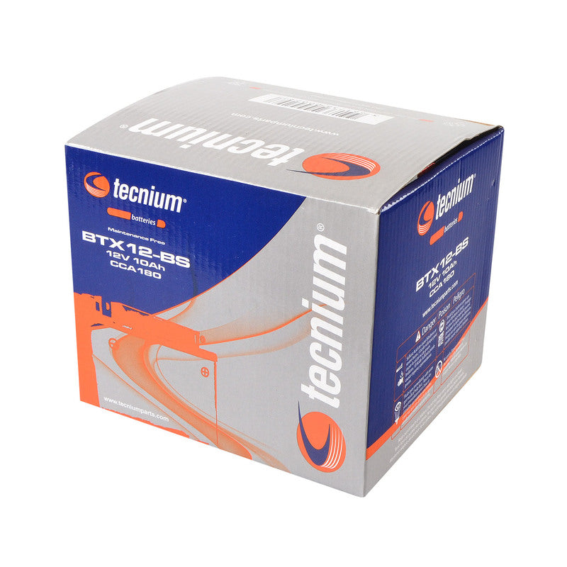 TECNIUM Battery Maintenance Free with Acid Pack - BTX12-BS
