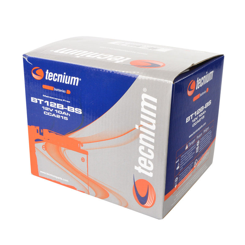 TECNIUM Battery Maintenance Free with Acid Pack - BT12B-BS
