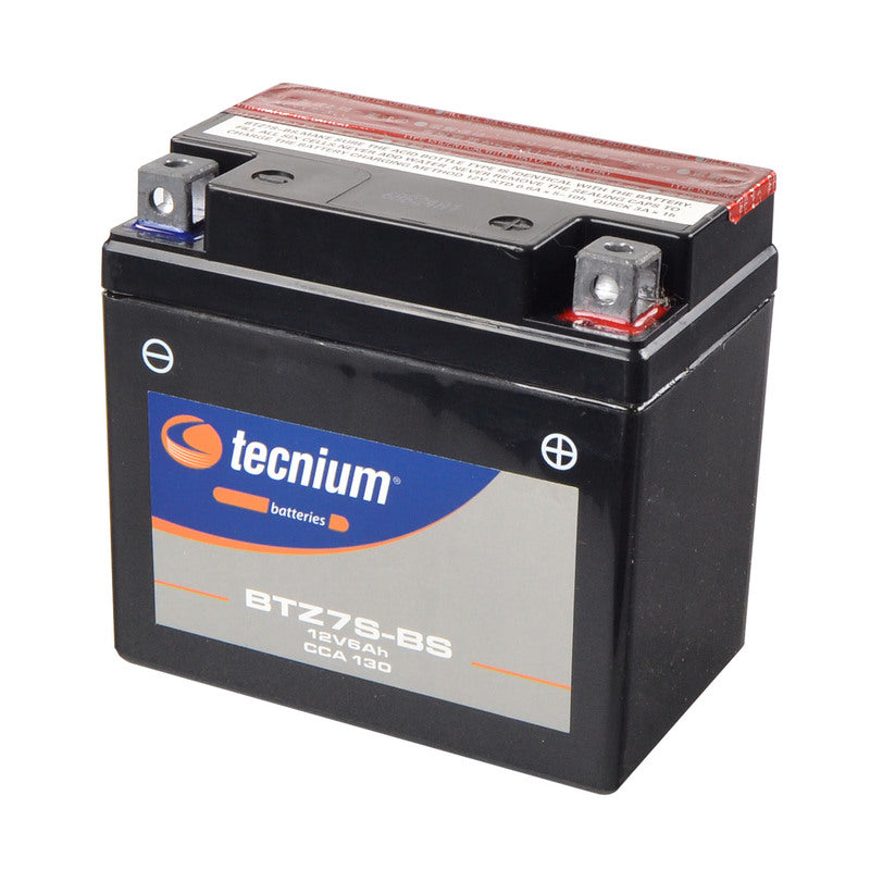 TECNIUM Battery Maintenance Free with Acid Pack - BTZ7S-BS