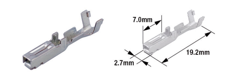 TOURMAX Electrical Female Terminal Pin Type 070 (FRY)