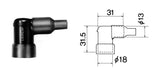 NGK Spark Plug Cap - LB10EHAK