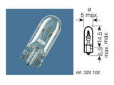 OSRAM Original Line W2W Light Bulbs 12V 2W - x10