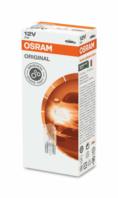 OSRAM Original Line Light Bulbs 12V 2W - x10
