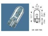 OSRAM Original Line W5W Light Bulbs 12V 5W - x10