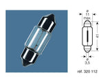 OSRAM Original Line Light Bulbs 12V 10W - x10