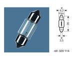 OSRAM Original Line Light Bulbs 12V 3,5W - x10