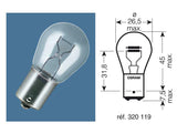 OSRAM Original Line P21/5W Light Bulbs 12V 21/5W - x10
