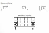 YUASA W/C Battery Maintenance Free Factory Activated - YTZ8V