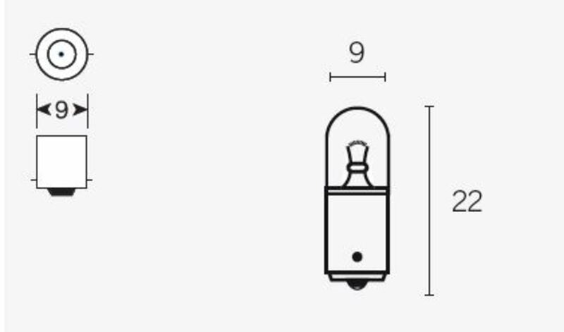 V PARTS T85 Light Bulbs 6V 4W - x10