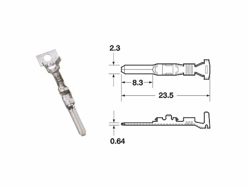 BIHR Femelle Connector 090 SMTO series Ø0,85mm²/1,25mm² - 50pcs