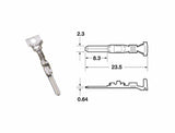 BIHR Femelle Connector 090 SMTO series Ø0,85mm²/1,25mm² - 50pcs