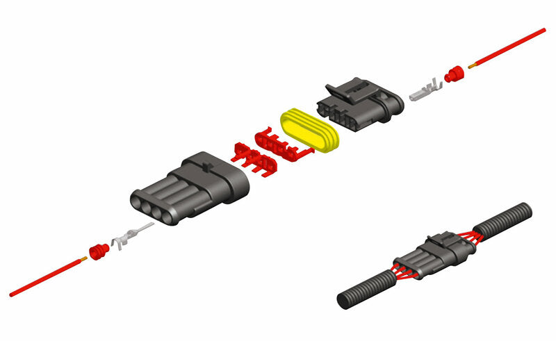 BIHR 4 plugs end set Generic Connectors - 5 sets