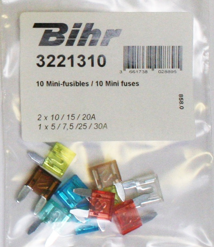BIHR Mini-fuses Set 10pc