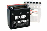 BS BATTERY Battery Maintenance Free with Acid Pack - BTX16-BS