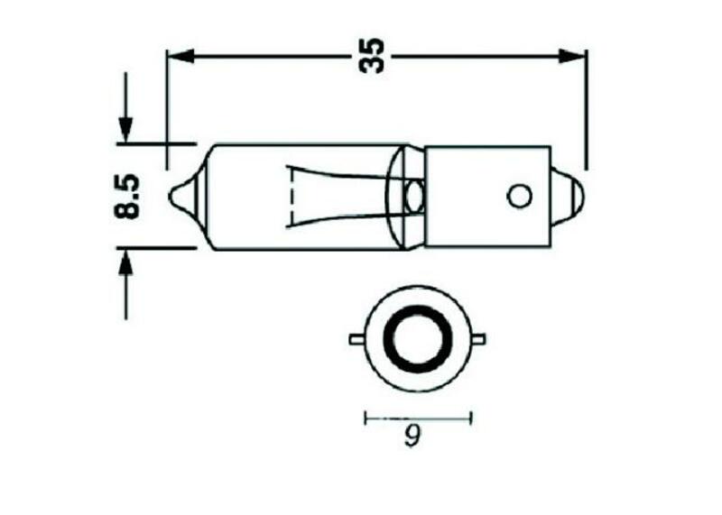 BIHR 23W Light Bulbs 12V 23W - x10