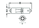 BIHR 23W Light Bulbs 12V 23W - x10