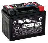 BS BATTERY SLA Battery Maintenance Free Factory Activated - BTX4L+ / BTZ5S