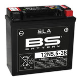 BS BATTERY SLA Battery Maintenance Free Factory Activated - 12N5.5-3B