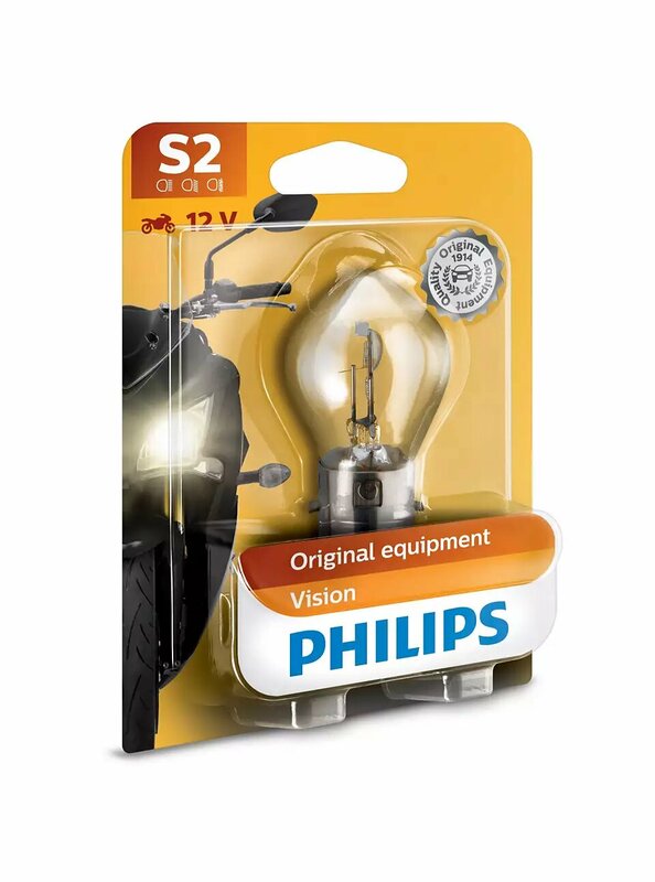 PHILIPS S2 Vision Moto Light Bulb 12V/35/35W - x1