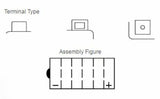 YUASA Battery Conventional without Acid Pack - YB12AL-A2